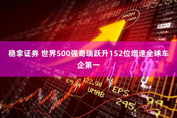稳拿证券 世界500强奇瑞跃升152位增速全球车企第一